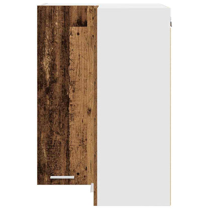 Hængeskab Gammelt Træ Og Hvid 57 X 57 X 80 Cm Konstrueret Træ - Billede 6