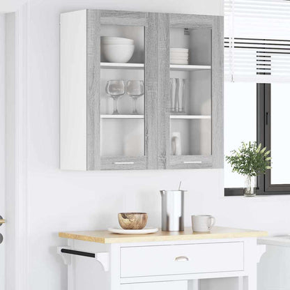 Hængeskab Med Dør Sonoma 80 X 31 X 80 Cm Konstrueret Træ - Billede 4