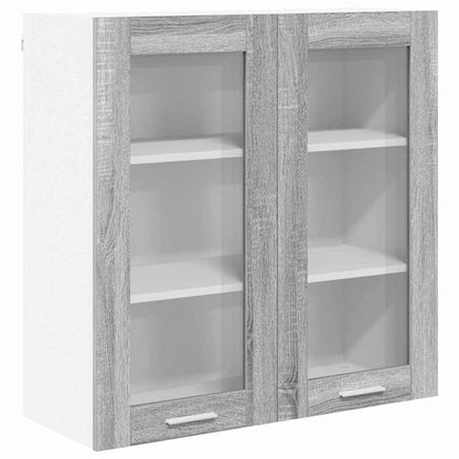 Hængeskab Med Dør Sonoma 80 X 31 X 80 Cm Konstrueret Træ - Billede 2
