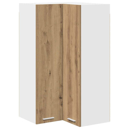 Hængeskab Artisan Eg Og Hvid 57 X 57 X 100 Cm Konstrueret Træ - Billede 2