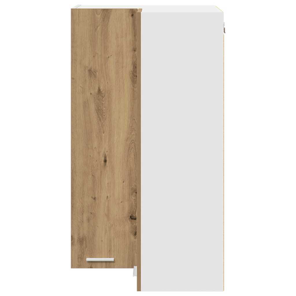 Hængeskab Artisan Eg Og Hvid 57 X 57 X 100 Cm Konstrueret Træ - Billede 6