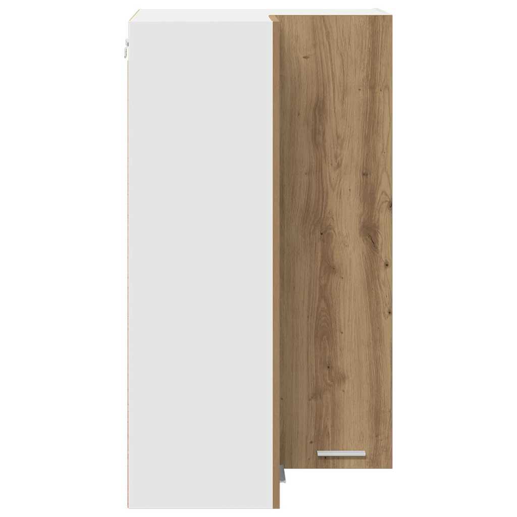 Hængeskab Artisan Eg Og Hvid 57 X 57 X 100 Cm Konstrueret Træ - Billede 7