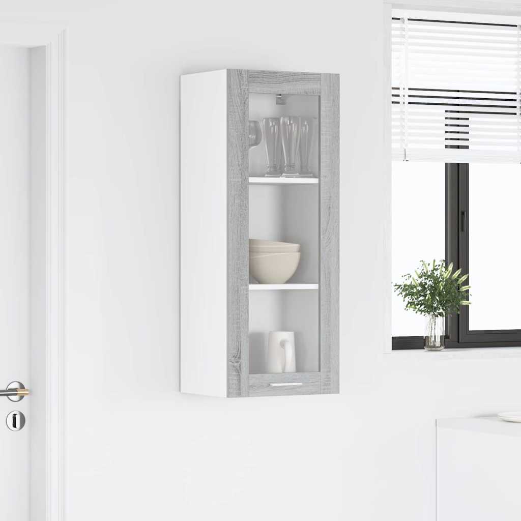Hængeskab Med Dør Sonoma 40 X 31 X 100 Cm Konstrueret Træ - Billede 4