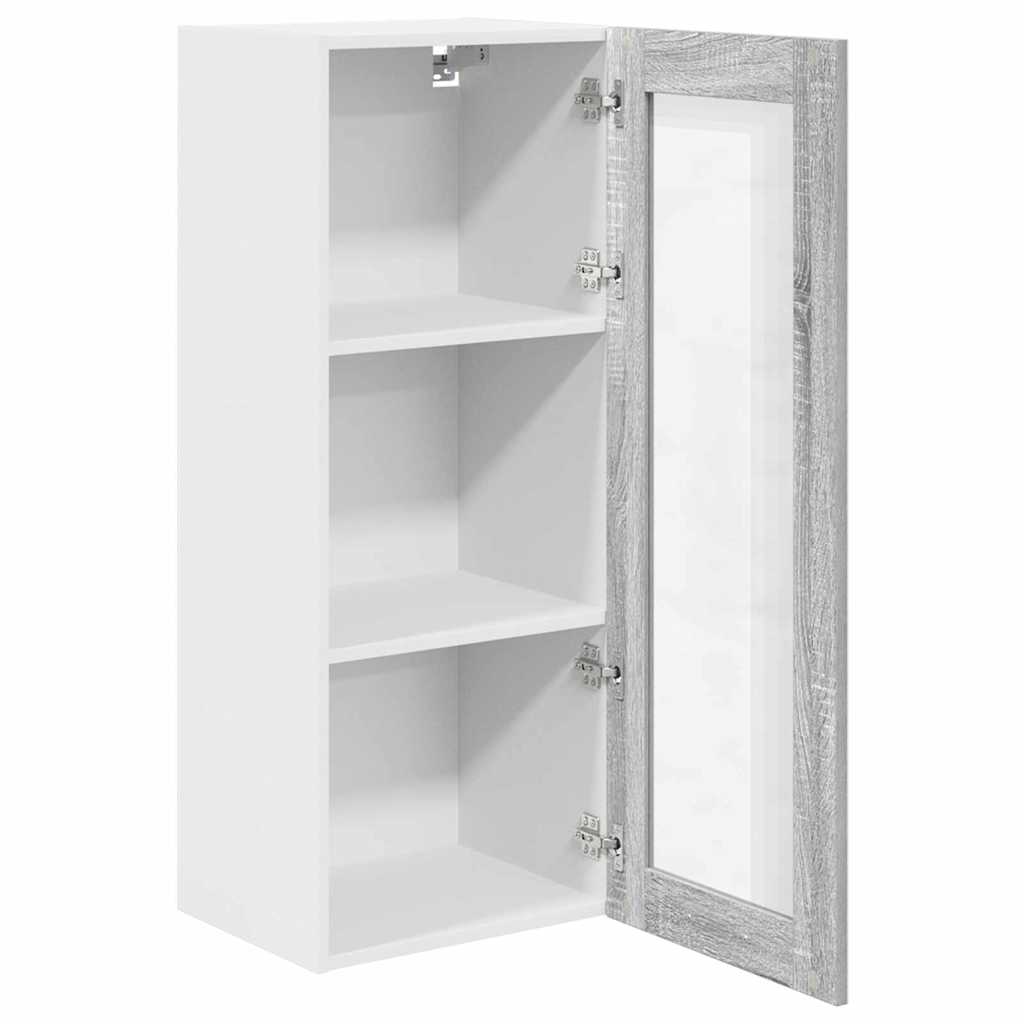 Hængeskab Med Dør Sonoma 40 X 31 X 100 Cm Konstrueret Træ - Billede 5