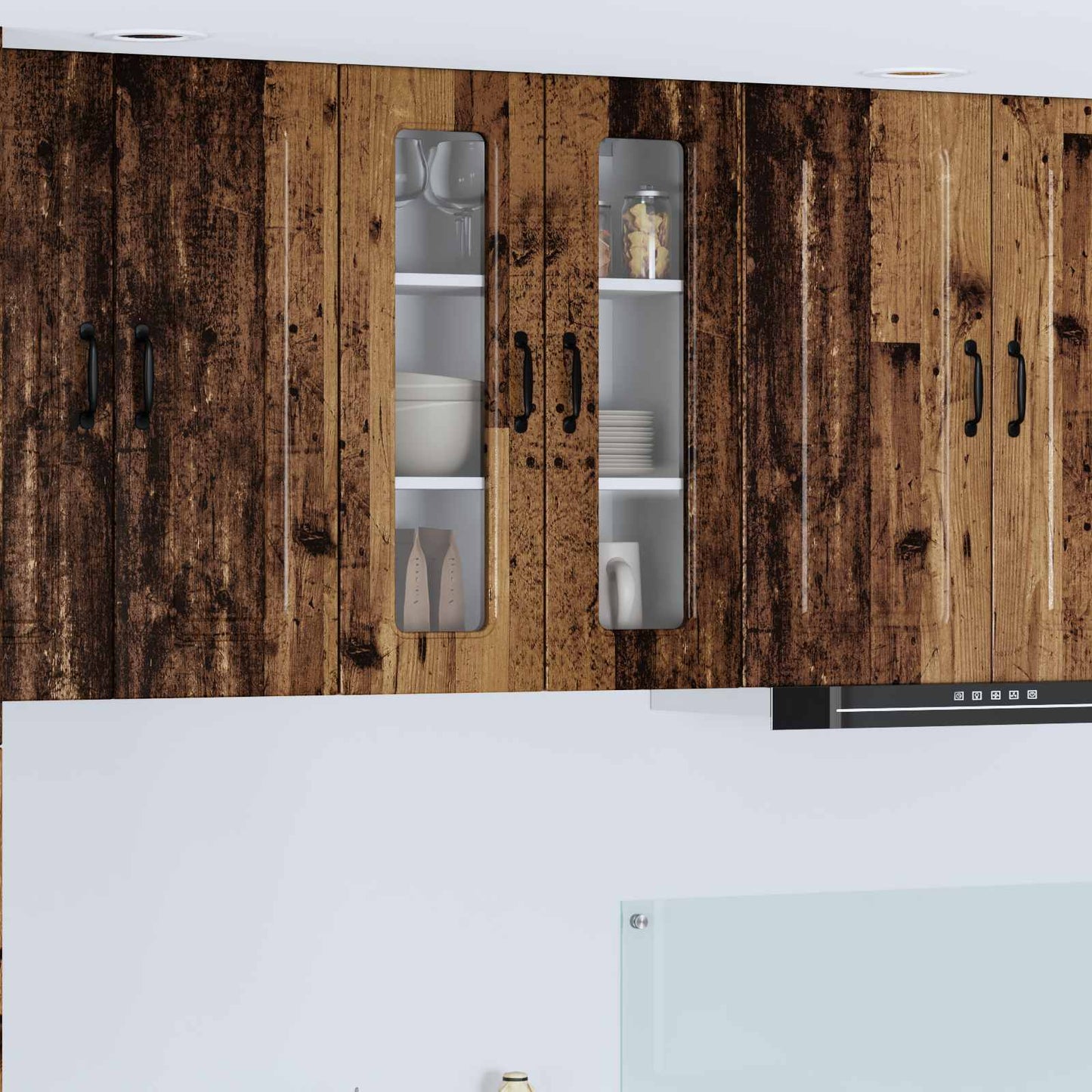 Køkkenskab Kalmar Gammelt Træ 60 X 31 X 80 Cm Konstrueret Træ - Hovedbillede