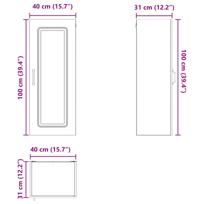 Panel Til Opvaskemaskine Kalmar Beton 40 X 31 X 100 Cm - Billede 13