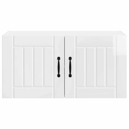 Køkkenskab Lucca Højglans 80 X 31 X 40 Cm Konstrueret Træ - Billede 6