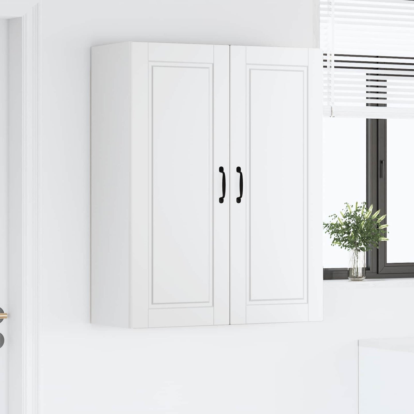 Køkkenskab Med Hylde 80 X 31 X 100 Cm Konstrueret Træ - Billede 4