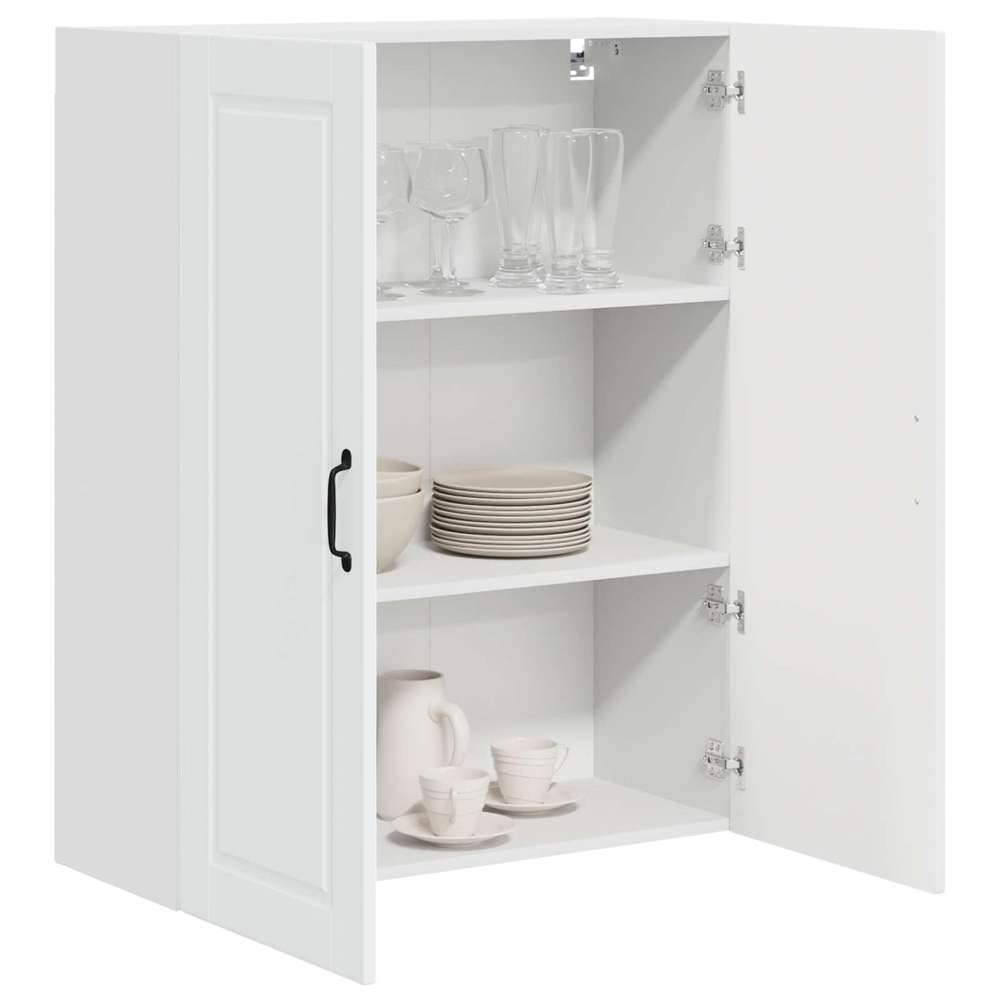 Køkkenskab Med Hylde 80 X 31 X 100 Cm Konstrueret Træ - Billede 3