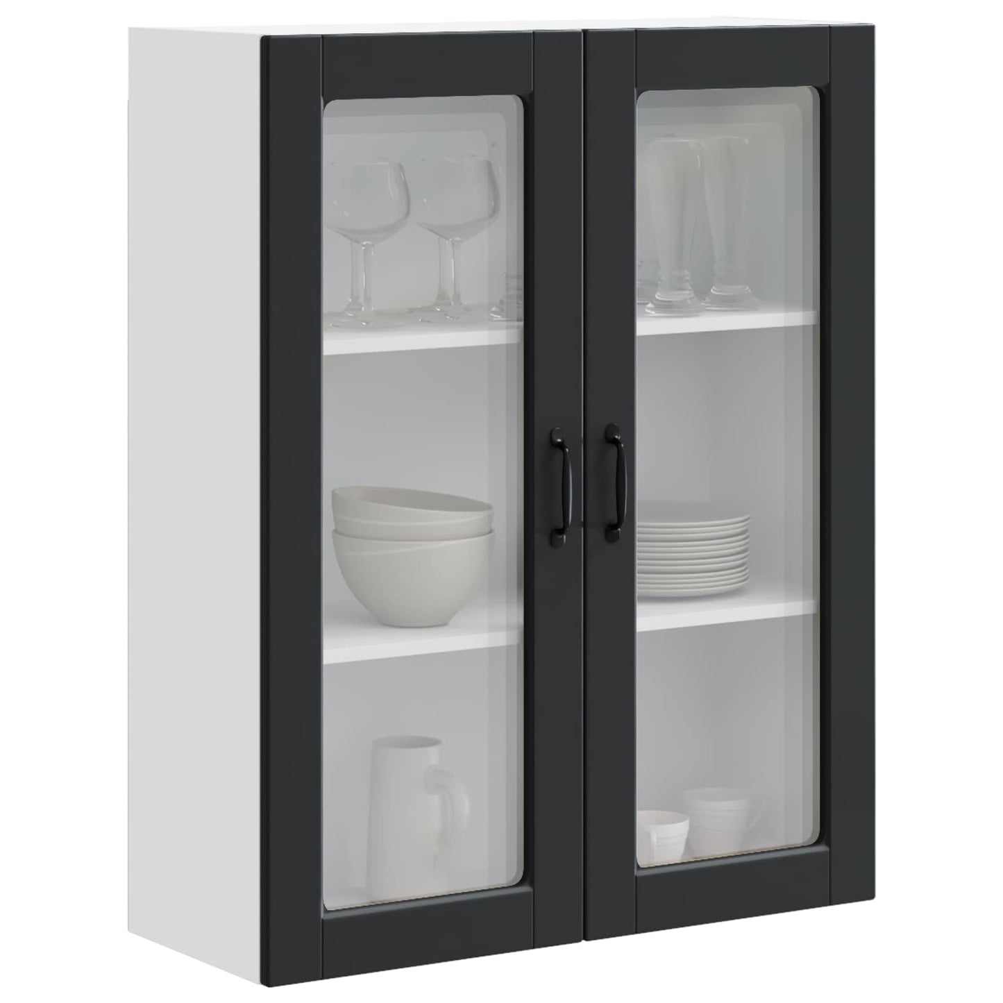 Køkkenskab Med Hylde 80 X 31 X 100 Cm Konstrueret Træ - Billede 3