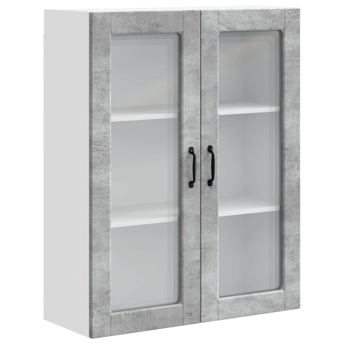 Væglågskab Porto Beton 80 X 31 X 100 Cm Konstrueret Træ - Billede 2