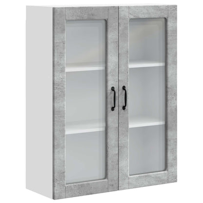 Væglågskab Porto Beton 80 X 31 X 100 Cm Konstrueret Træ - Billede 2