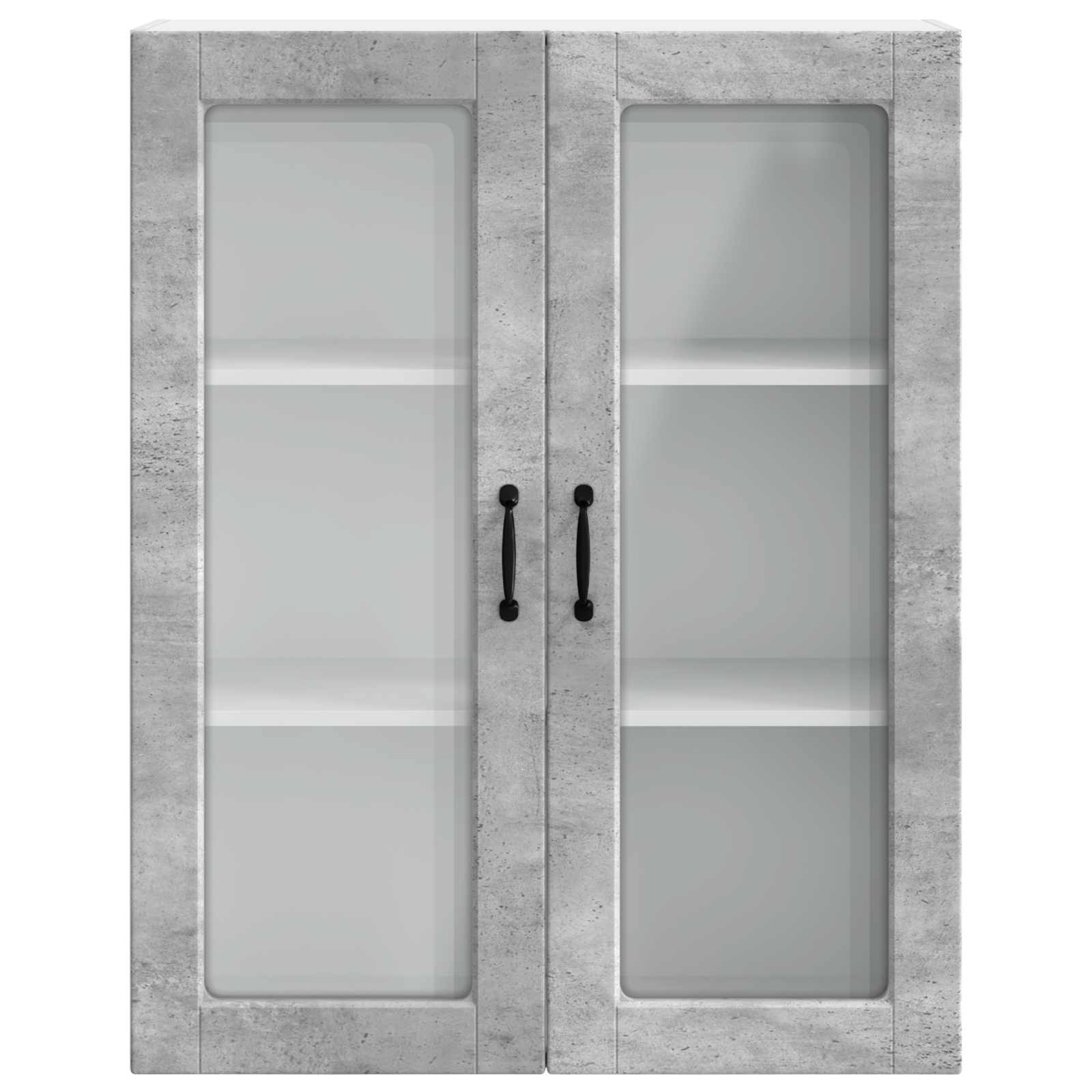 Væglågskab Porto Beton 80 X 31 X 100 Cm Konstrueret Træ - Billede 6