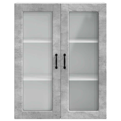 Væglågskab Porto Beton 80 X 31 X 100 Cm Konstrueret Træ - Billede 6
