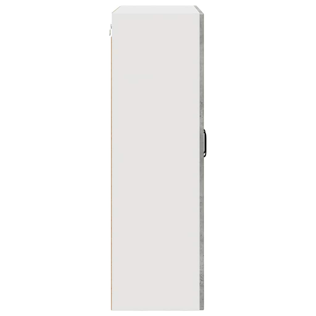 Væglågskab Porto Beton 80 X 31 X 100 Cm Konstrueret Træ - Billede 7