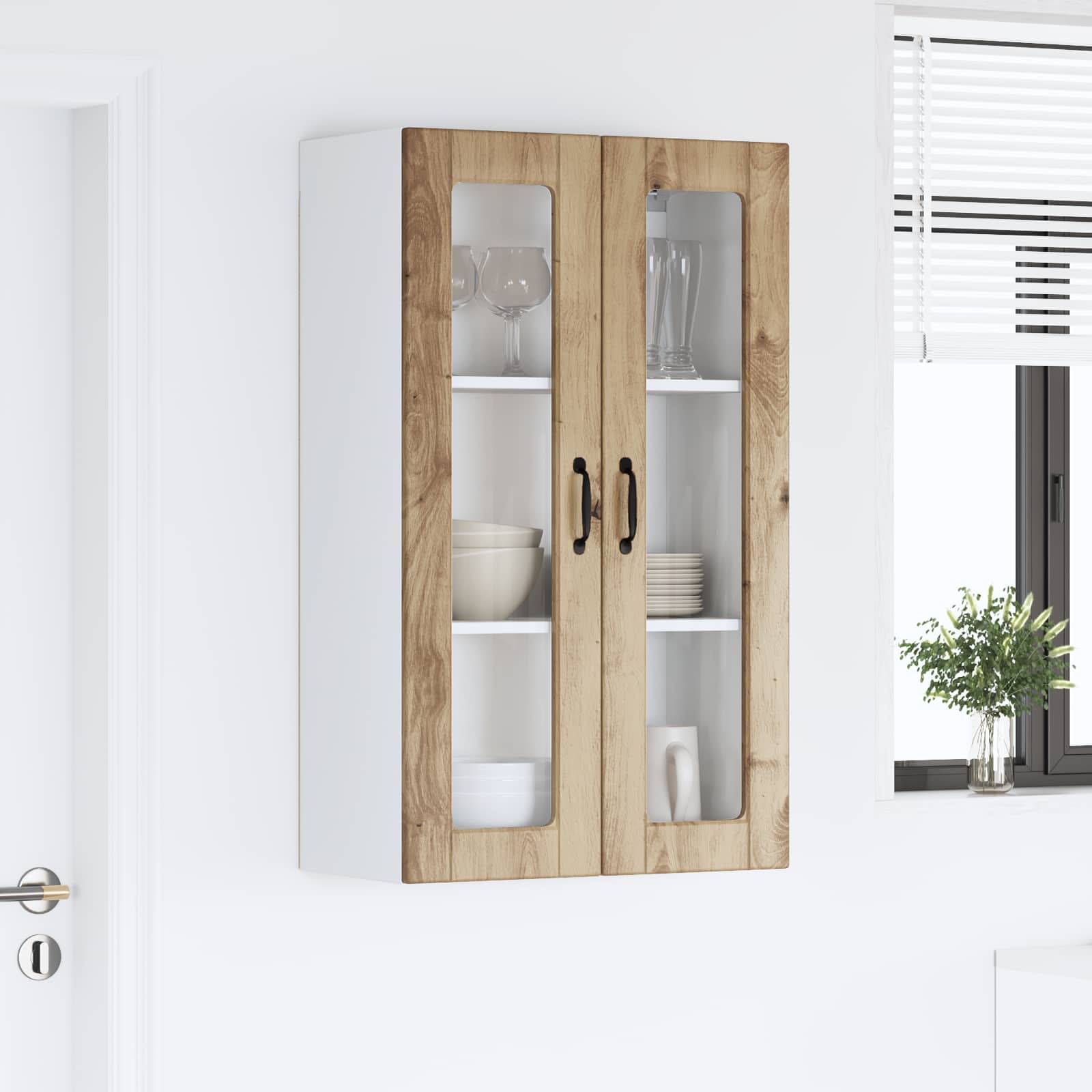 Panel Til Opvaskemaskine Artisan Egetræ 60 X 31 X 100 Cm - Billede 4