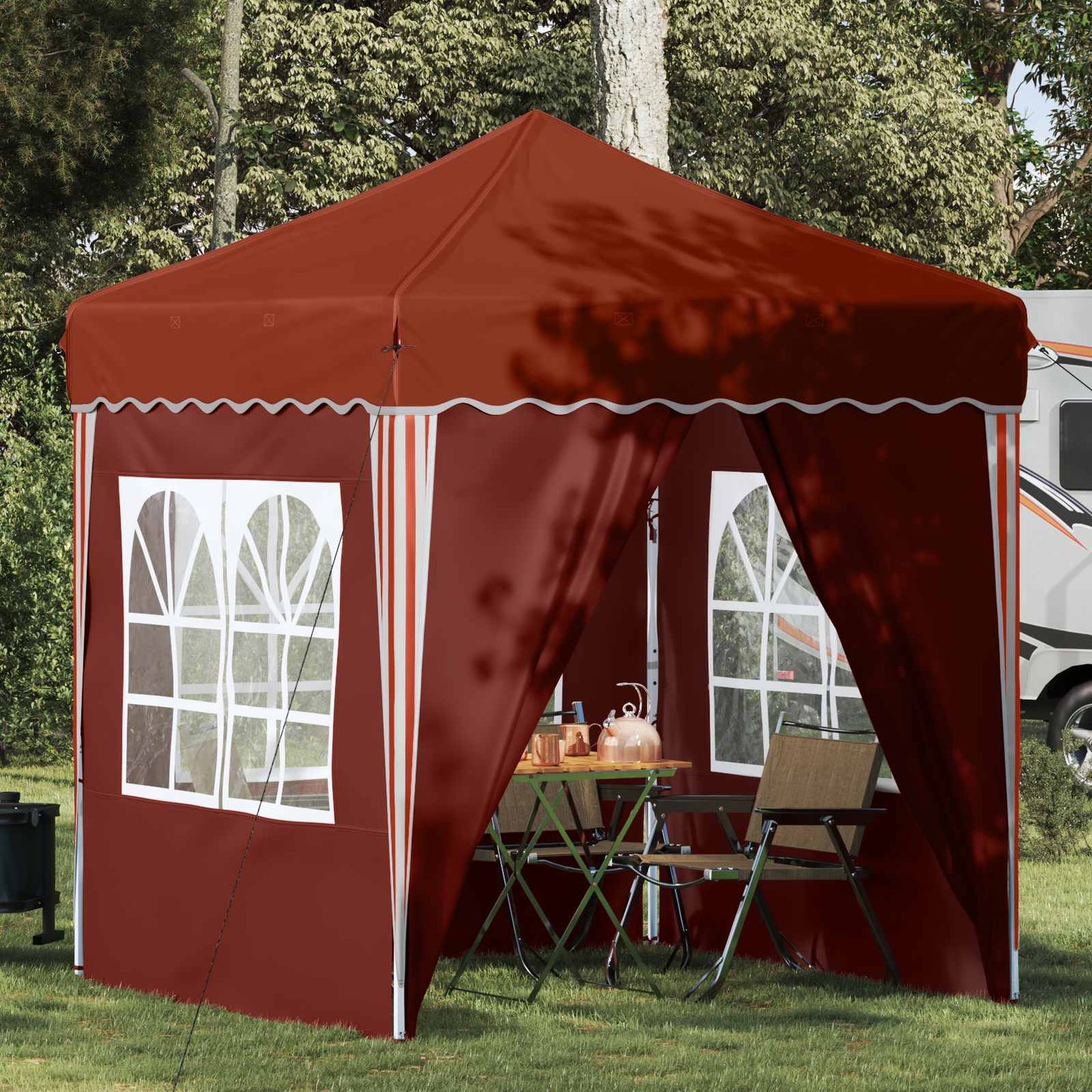 Pop-up Festtelt 195 X 195 X 245 Cm Oxford Stof - Variant 42019743