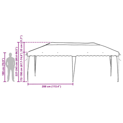Pop-up Festtelt 575 X 290 X 245 Cm - Billede 17