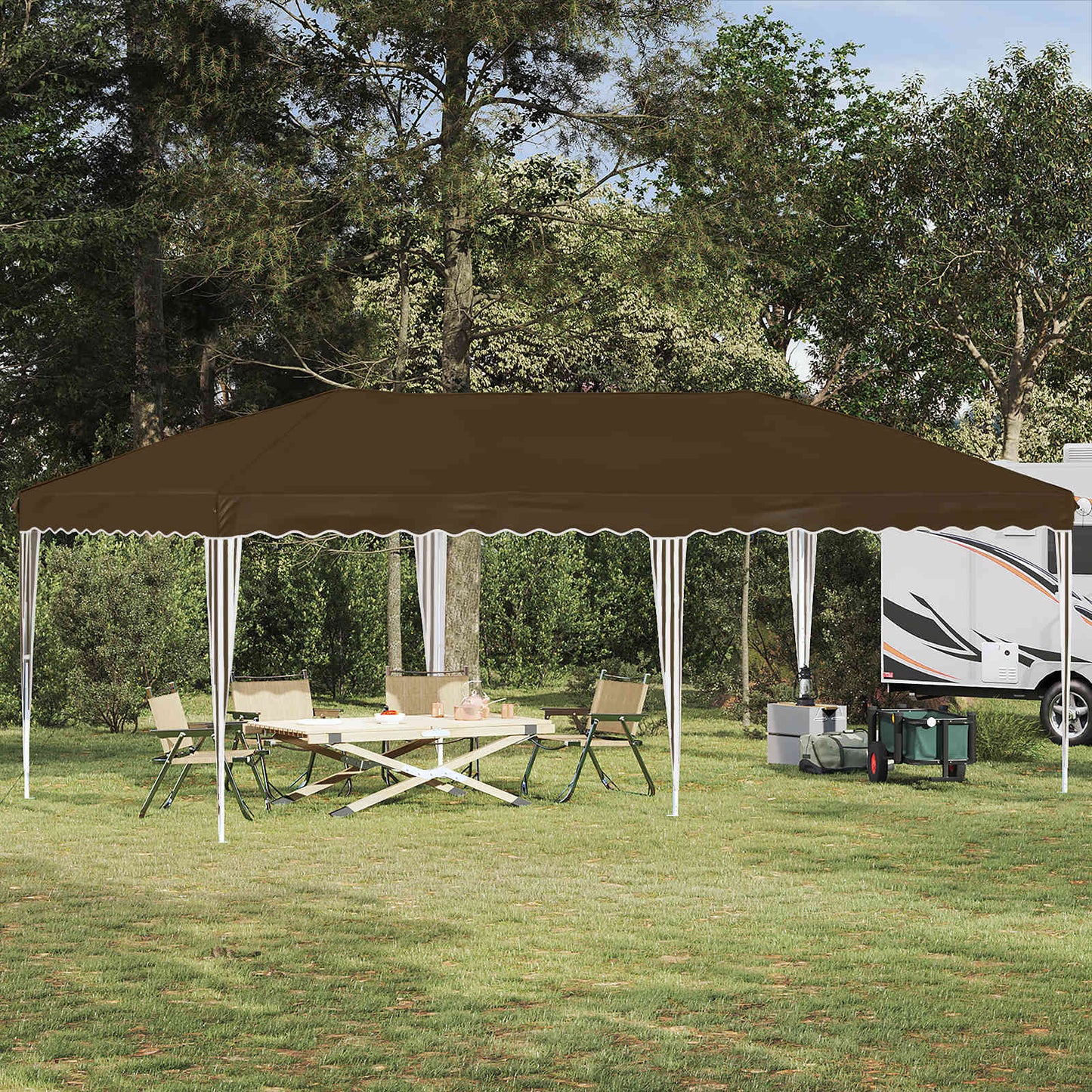 Pop-up Festtelt 575 X 290 X 245 Cm - Variant 42019784