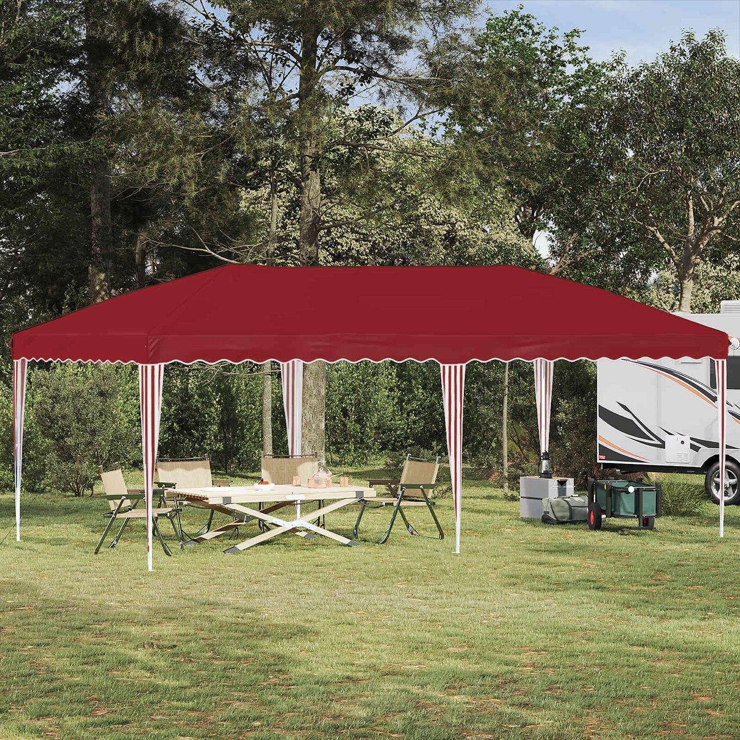 Pop-up Festtelt 575 X 290 X 245 Cm - Variant 42019785