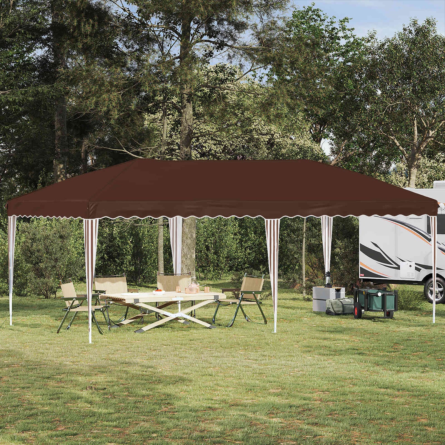 Pop-up Festtelt 575 X 290 X 245 Cm - Variant 42019786