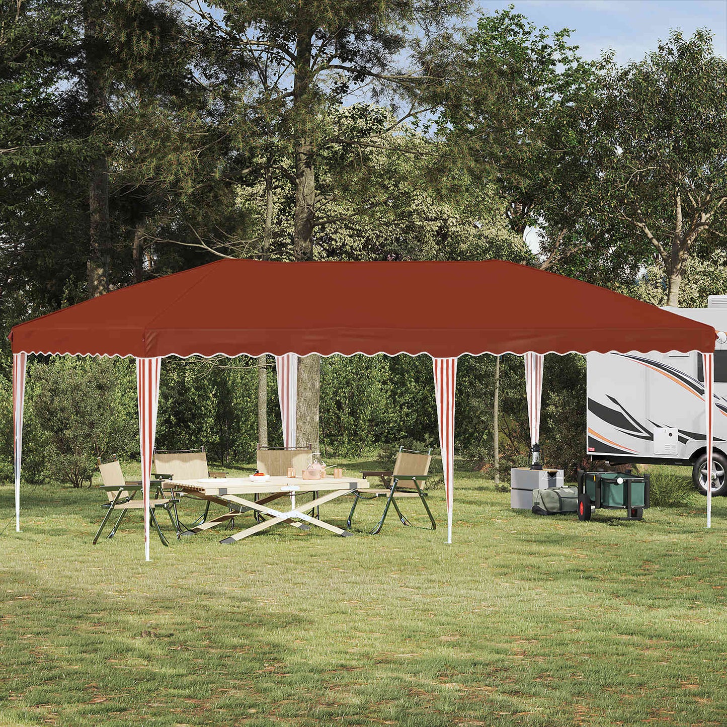 Pop-up Festtelt 575 X 290 X 245 Cm - Variant 42019787