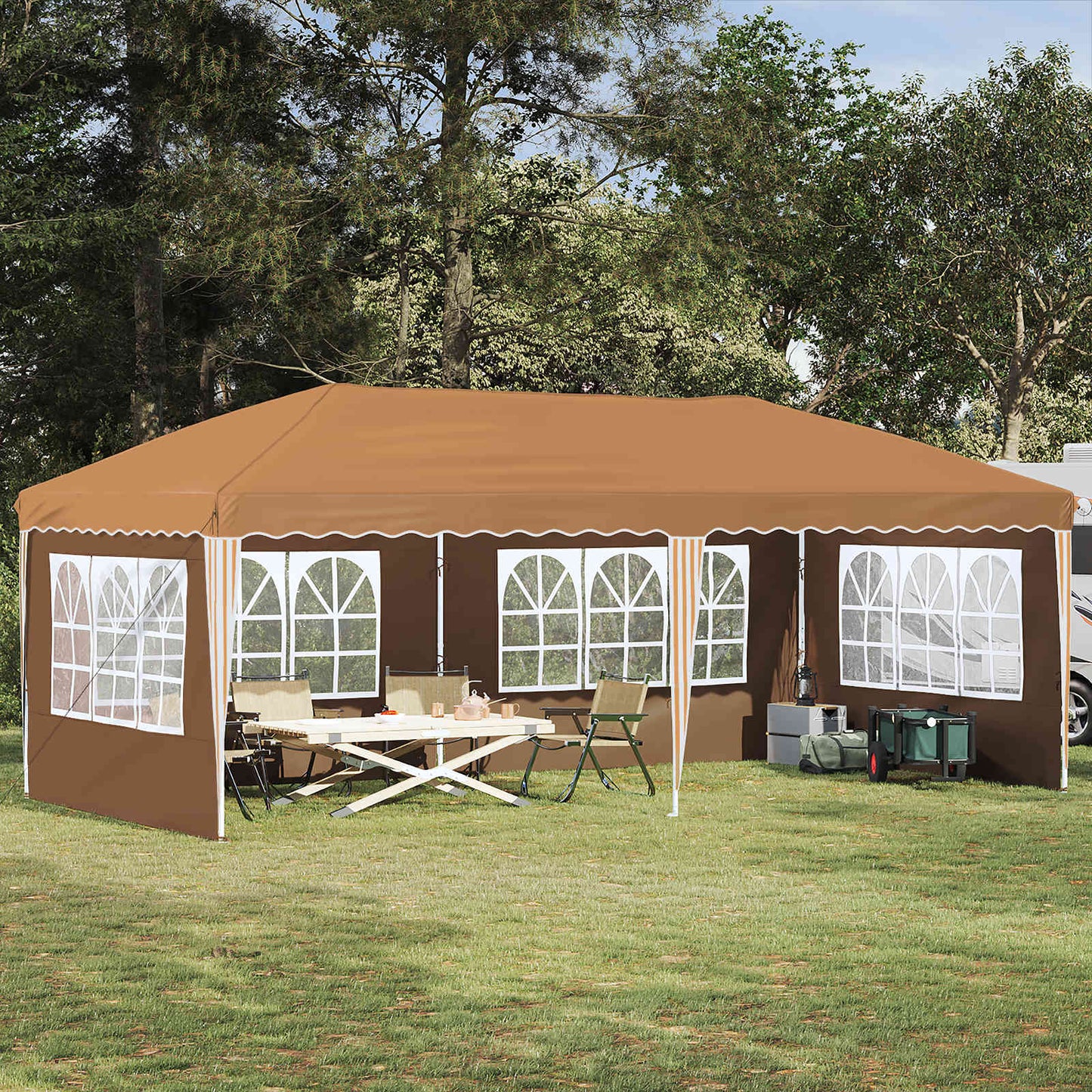 Pop-up Festtelt 575 X 290 X 245 Cm - Variant 42019793
