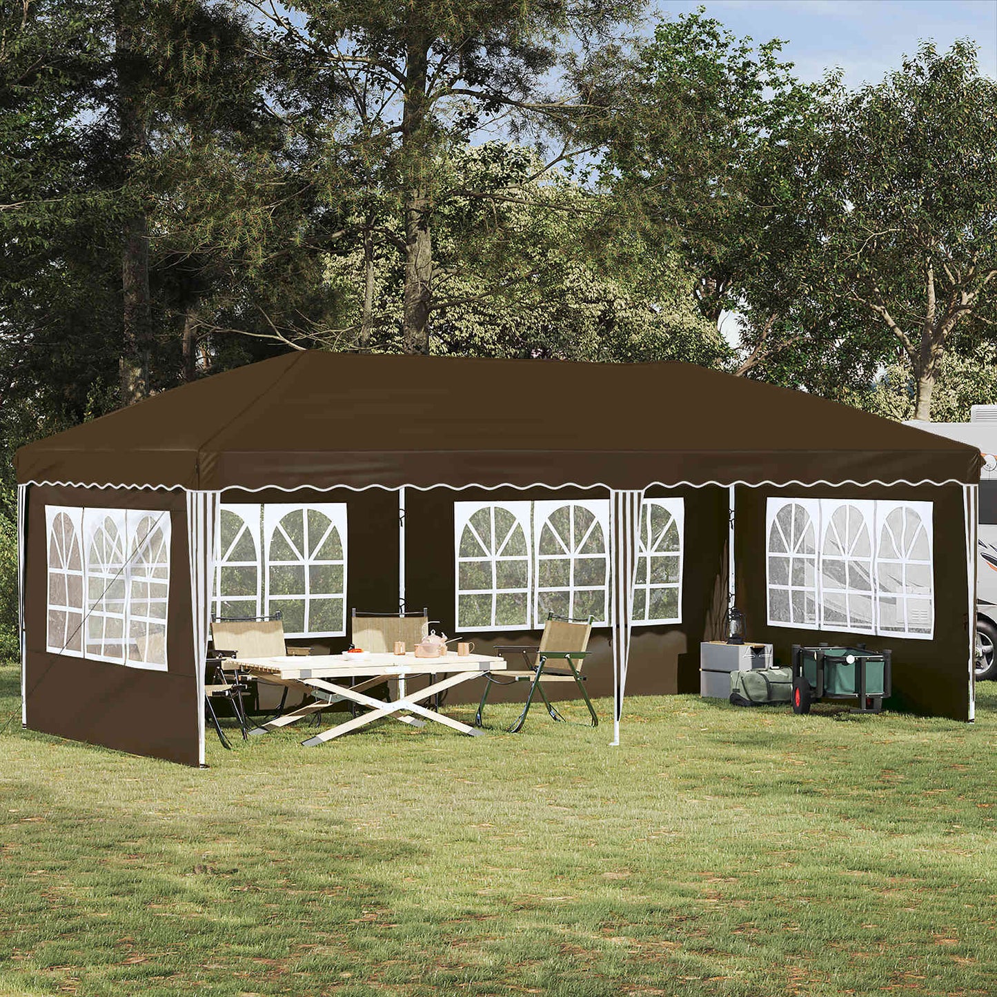 Pop-up Festtelt 575 X 290 X 245 Cm - Variant 42019795