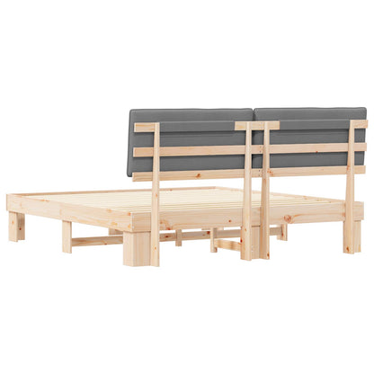 Sengestel Med Polstret Hovedgavl 180 X 200 Cm - Billede 7