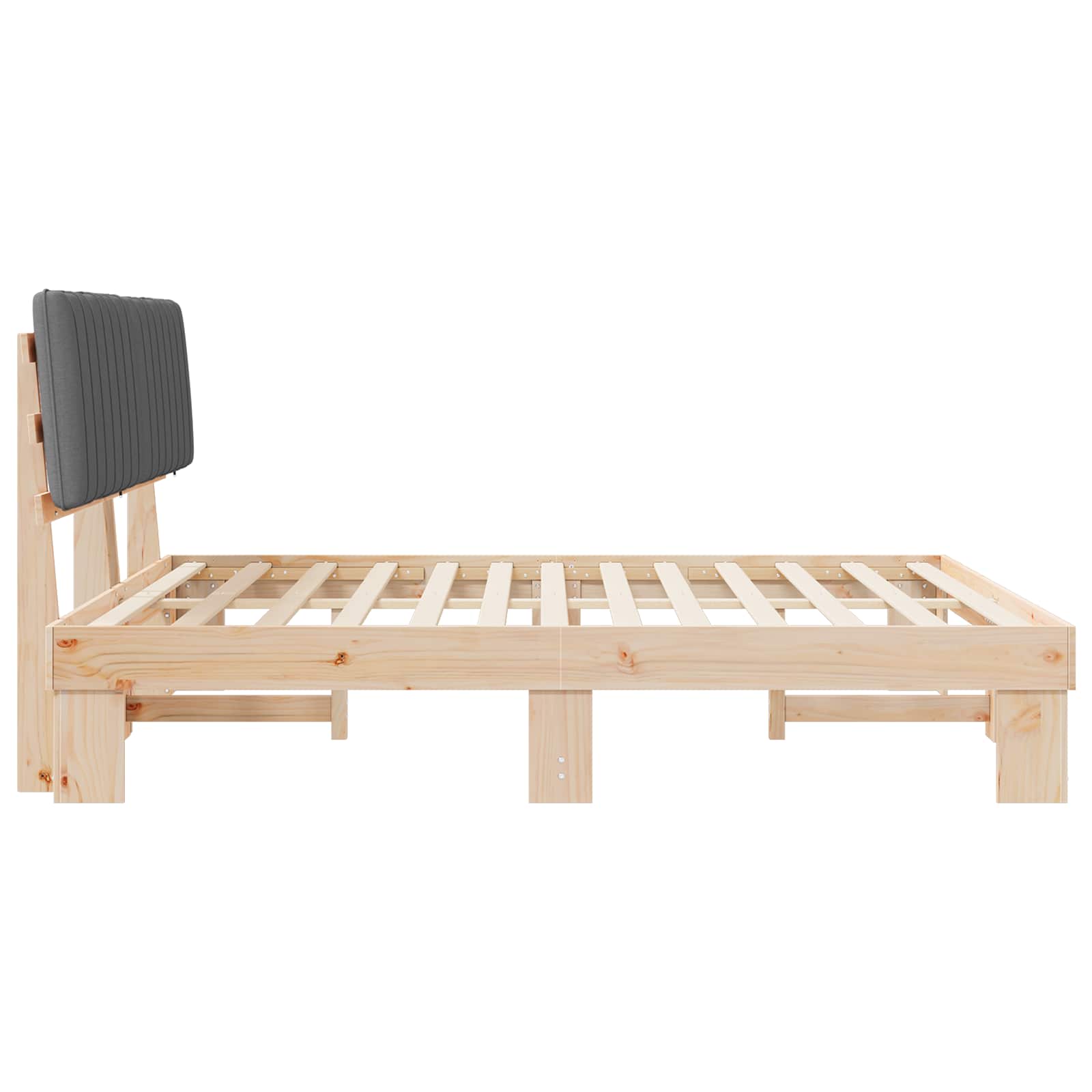 Sengestel Med Polstret Hovedgavl 180 X 200 Cm - Billede 6
