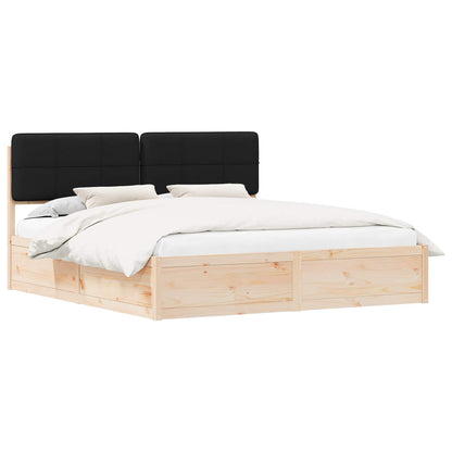 Sengestel Med Polstret Hovedgavl 180 X 200 Cm - Billede 2