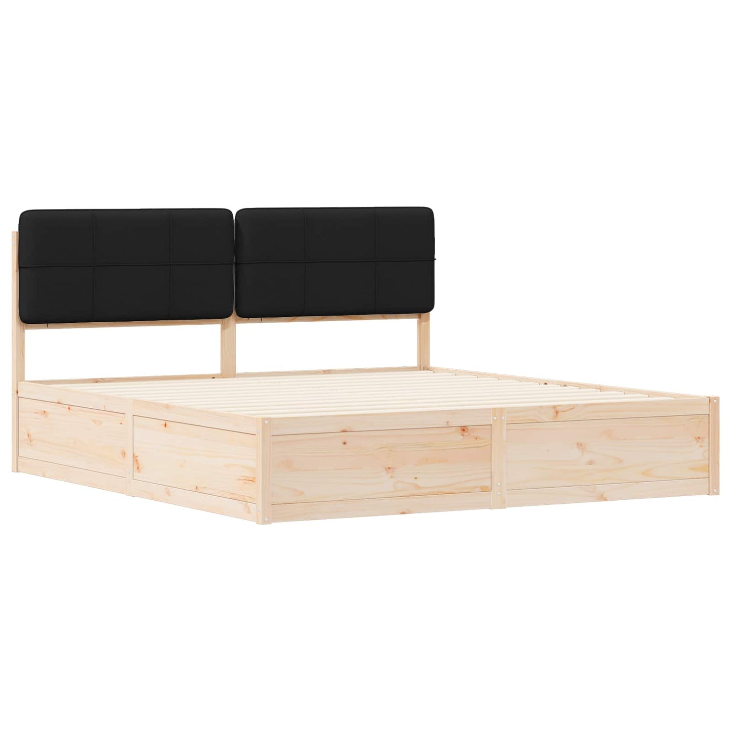 Sengestel Med Polstret Hovedgavl 180 X 200 Cm - Billede 4