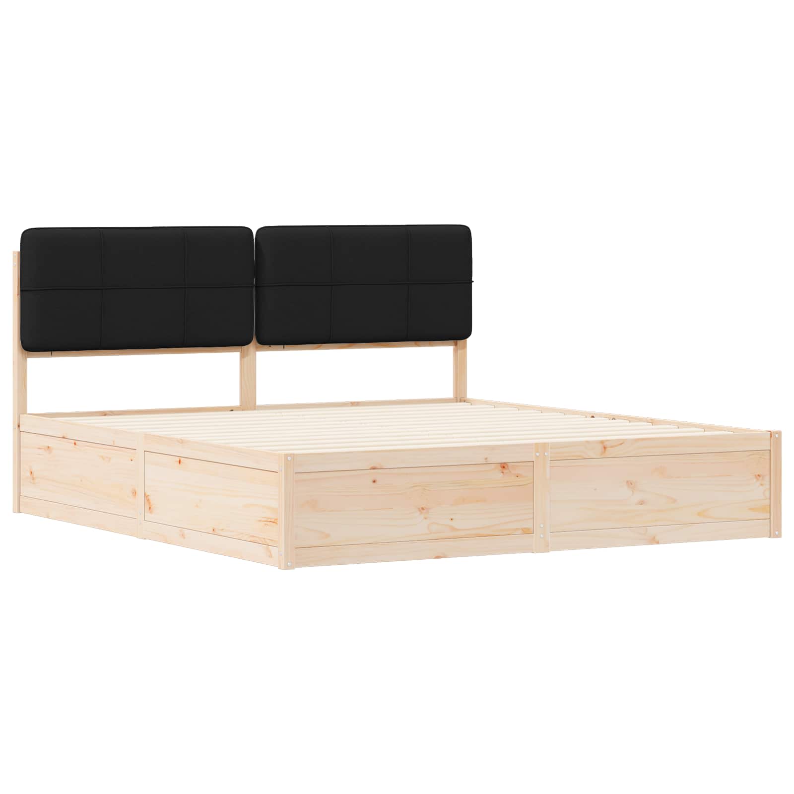 Sengestel Med Polstret Hovedgavl 180 X 200 Cm - Billede 4