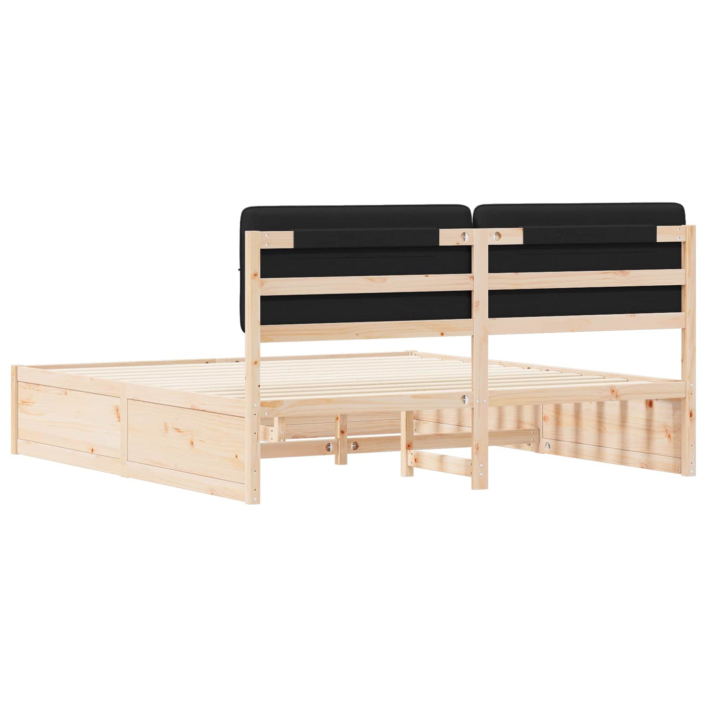 Sengestel Med Polstret Hovedgavl 180 X 200 Cm - Billede 7