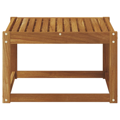 Udendørs Bord Massivt Akacietræ 59 X 59 X 37 Cm - Billede 4