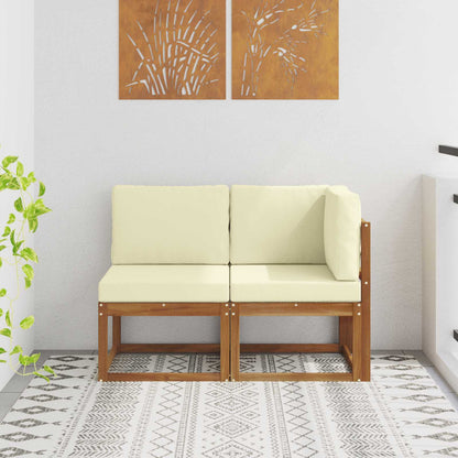 Udendørs Bord Massivt Akacietræ 59 X 59 X 37 Cm
