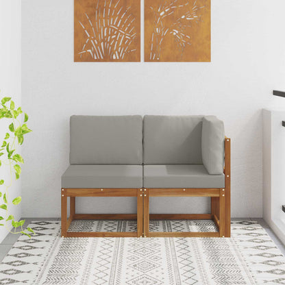 Udendørs Bord Massivt Akacietræ 59 X 59 X 37 Cm
