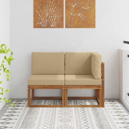 Udendørs Bord Massivt Akacietræ 59 X 59 X 37 Cm