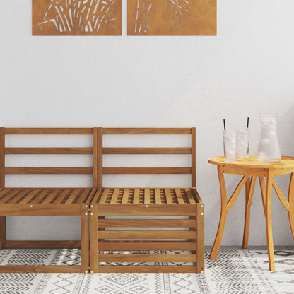 Udendørs Mellem Sofa Massivt Akacietræ - Variant 900489