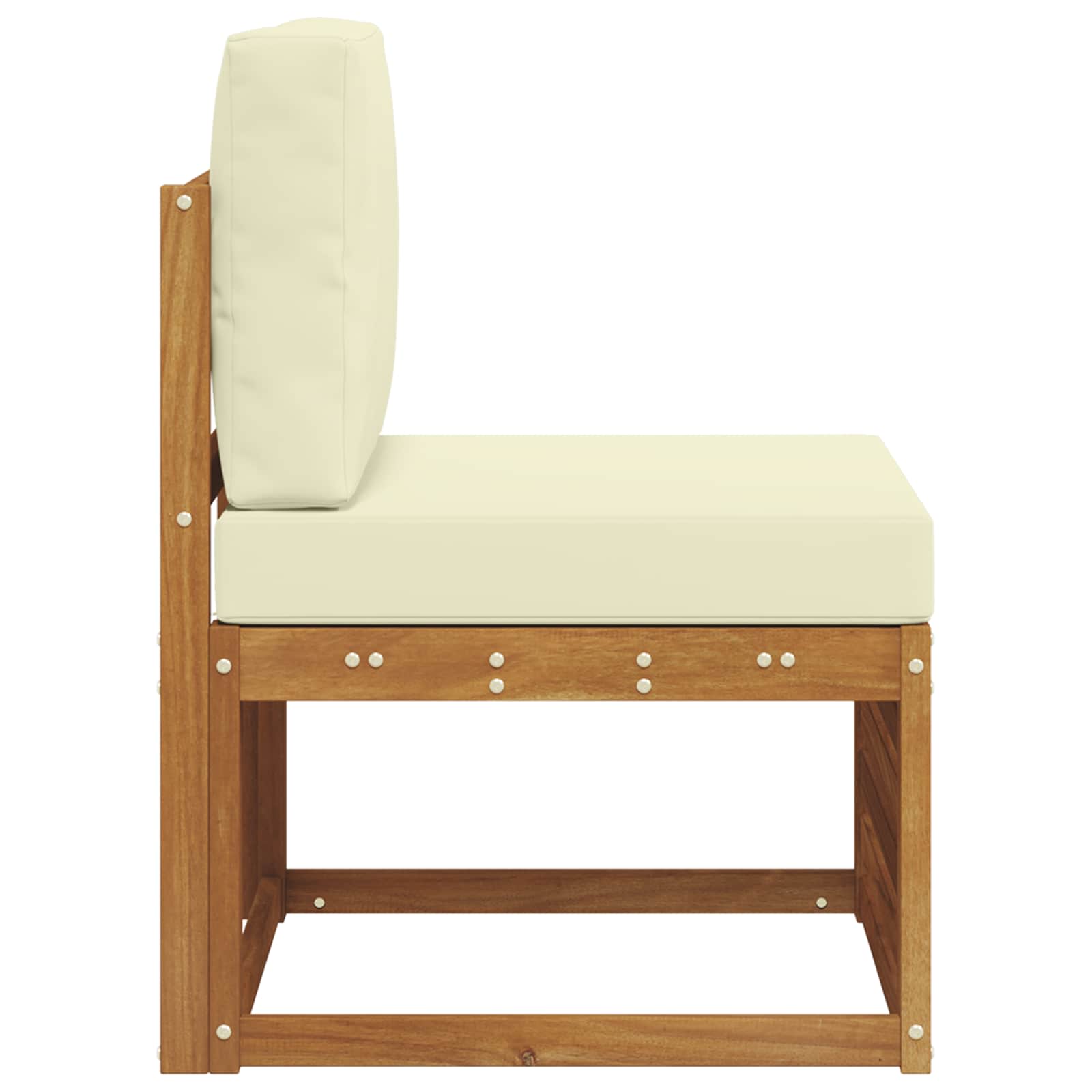 Udendørs Mellem Sofa Massivt Akacietræ - Billede 4