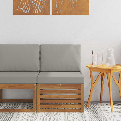 Udendørs Mellem Sofa Massivt Akacietræ - Variant 900491