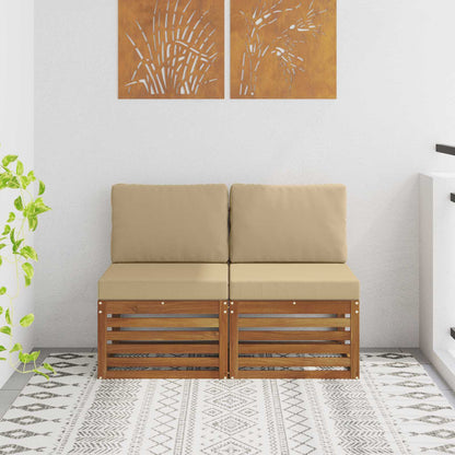 Udendørs Massivt Akacietræ 59 X 59 X 37 Cm