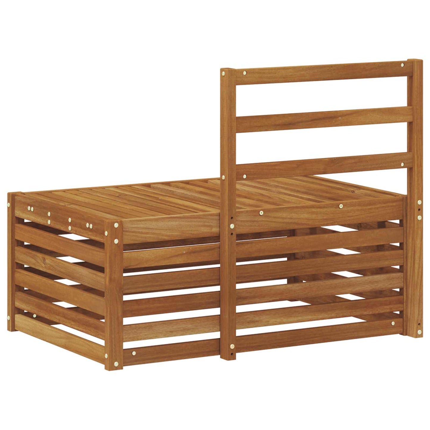 Udendørs Modulsofa Naturfarvet 91 X 63 X 73 Cm - Billede 6