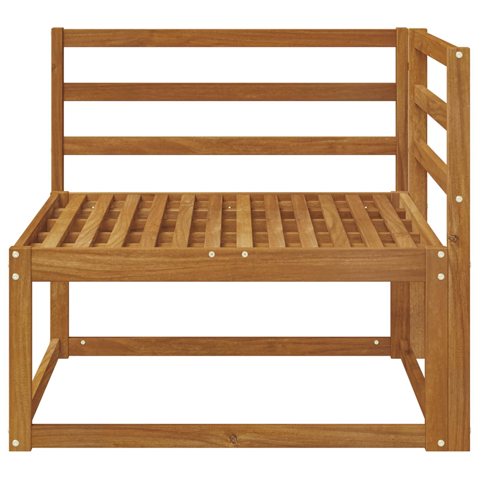 Udendørs Hjørnesofa Naturfarvet 83 X 83 X 73 Cm - Billede 3