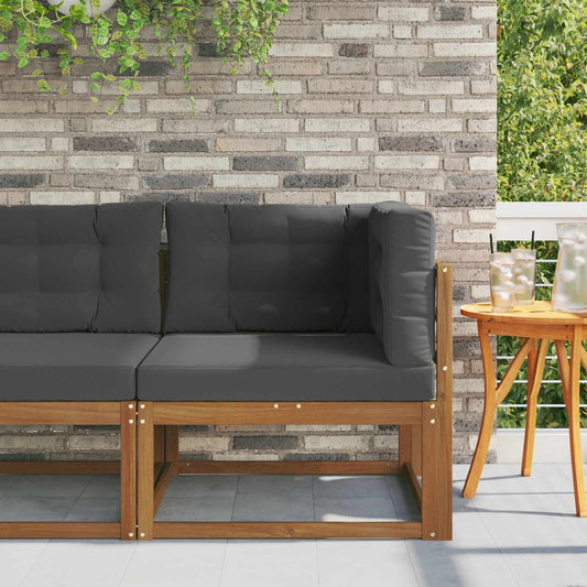 Udendørs Hjørnesofa Naturfarvet - Hovedbillede