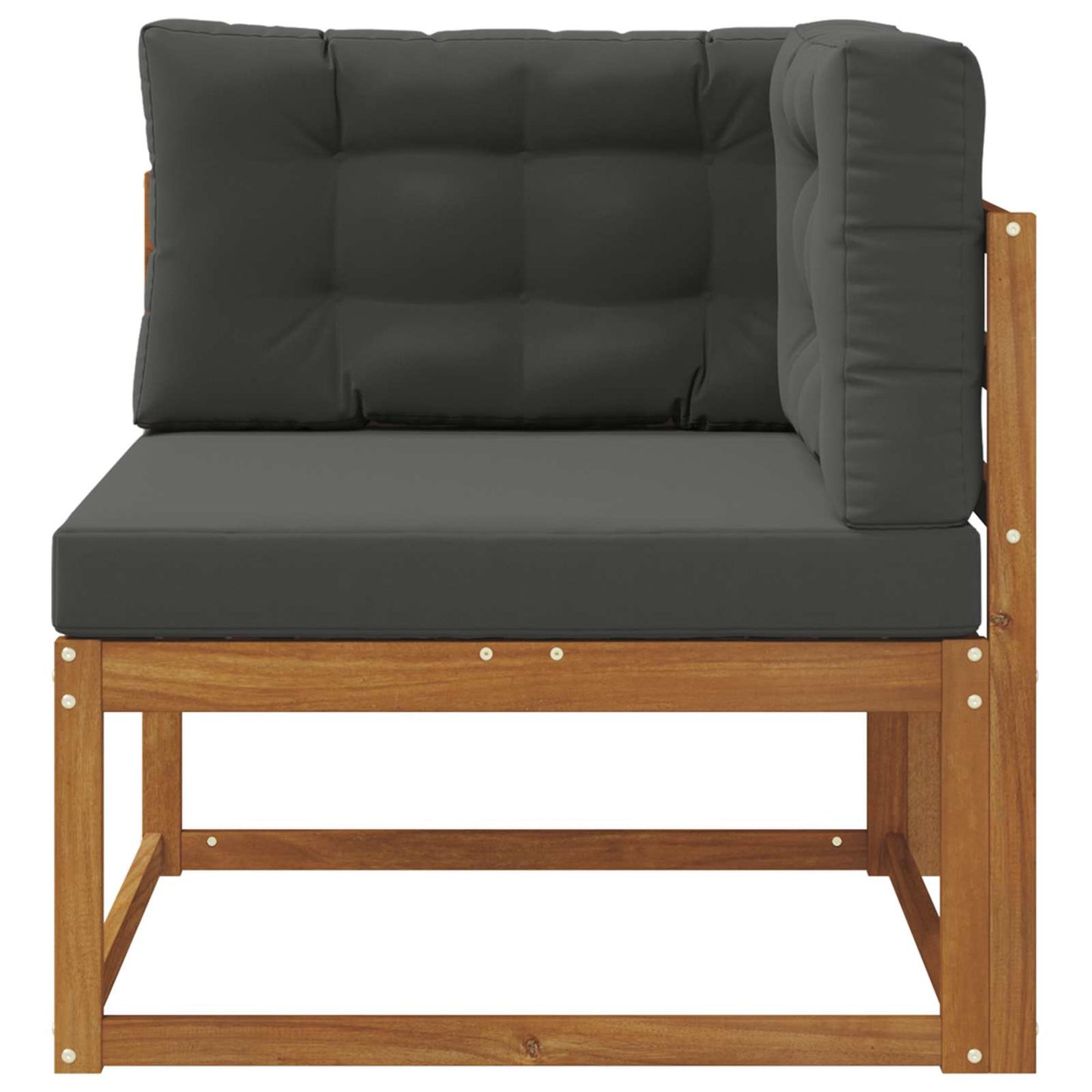 Udendørs Hjørnesofa Naturfarvet - Billede 3