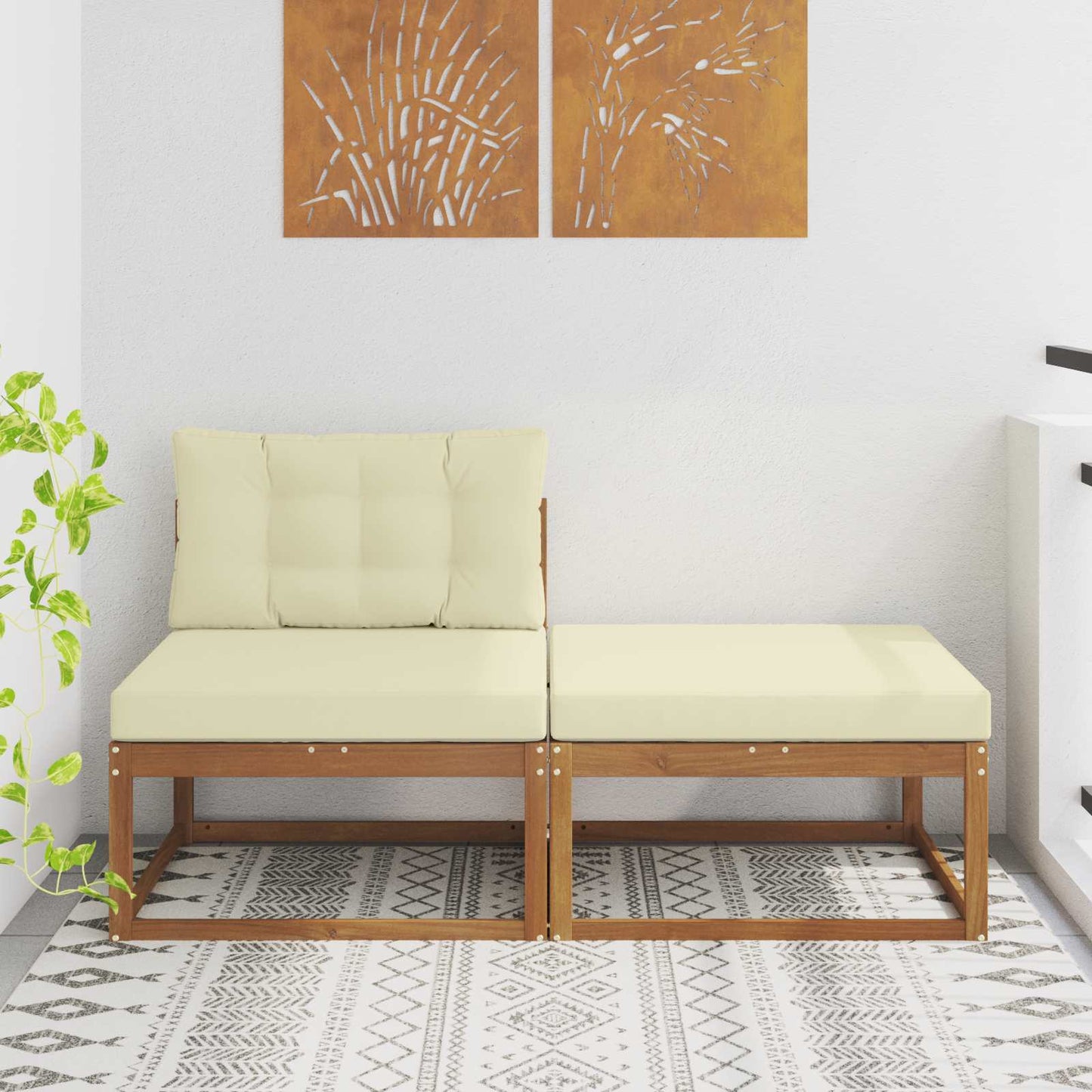 Udendørs 79 X 79 X 37 Cm