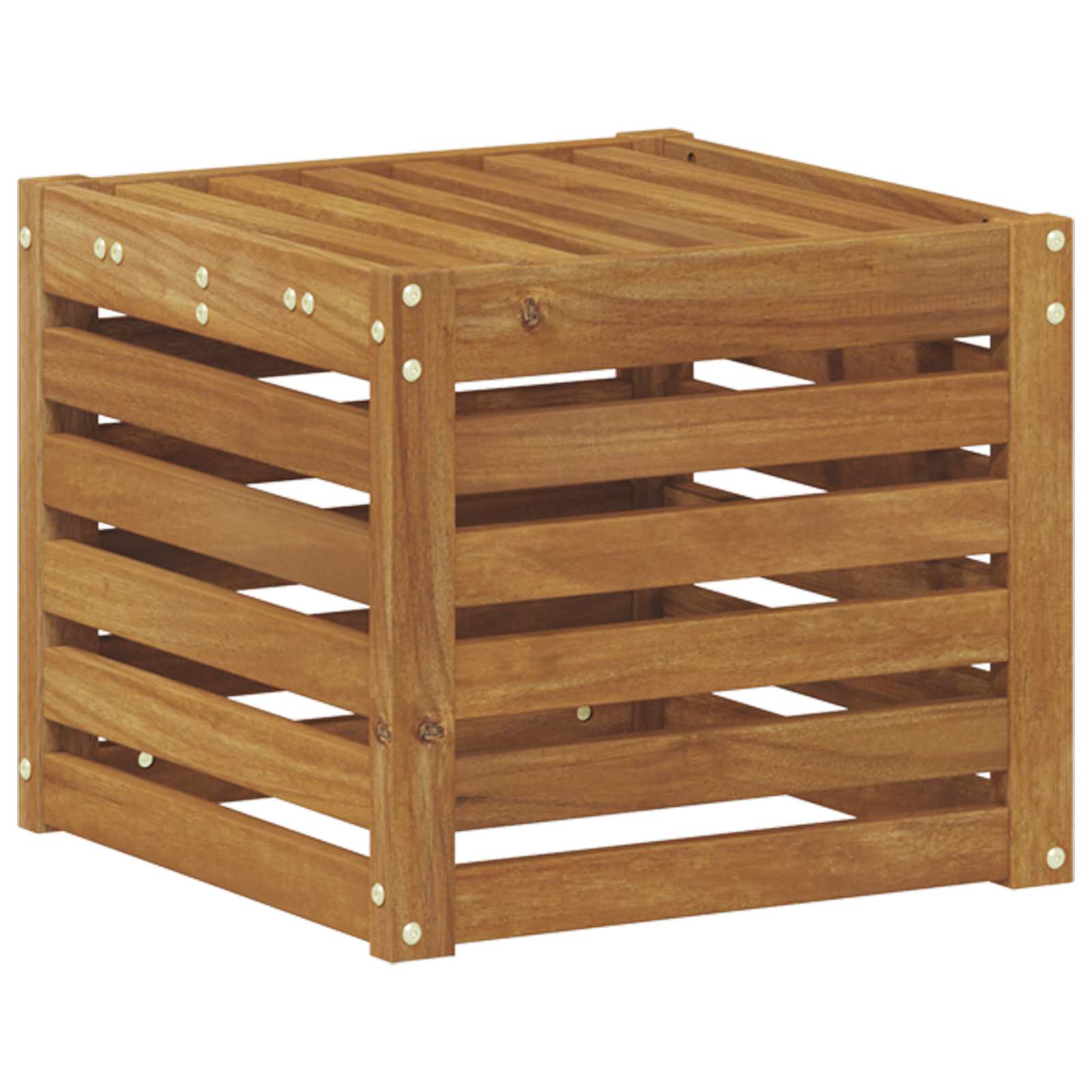 Udendørs Skammel Bænk 43 X 43 X 37 Cm - Billede 2