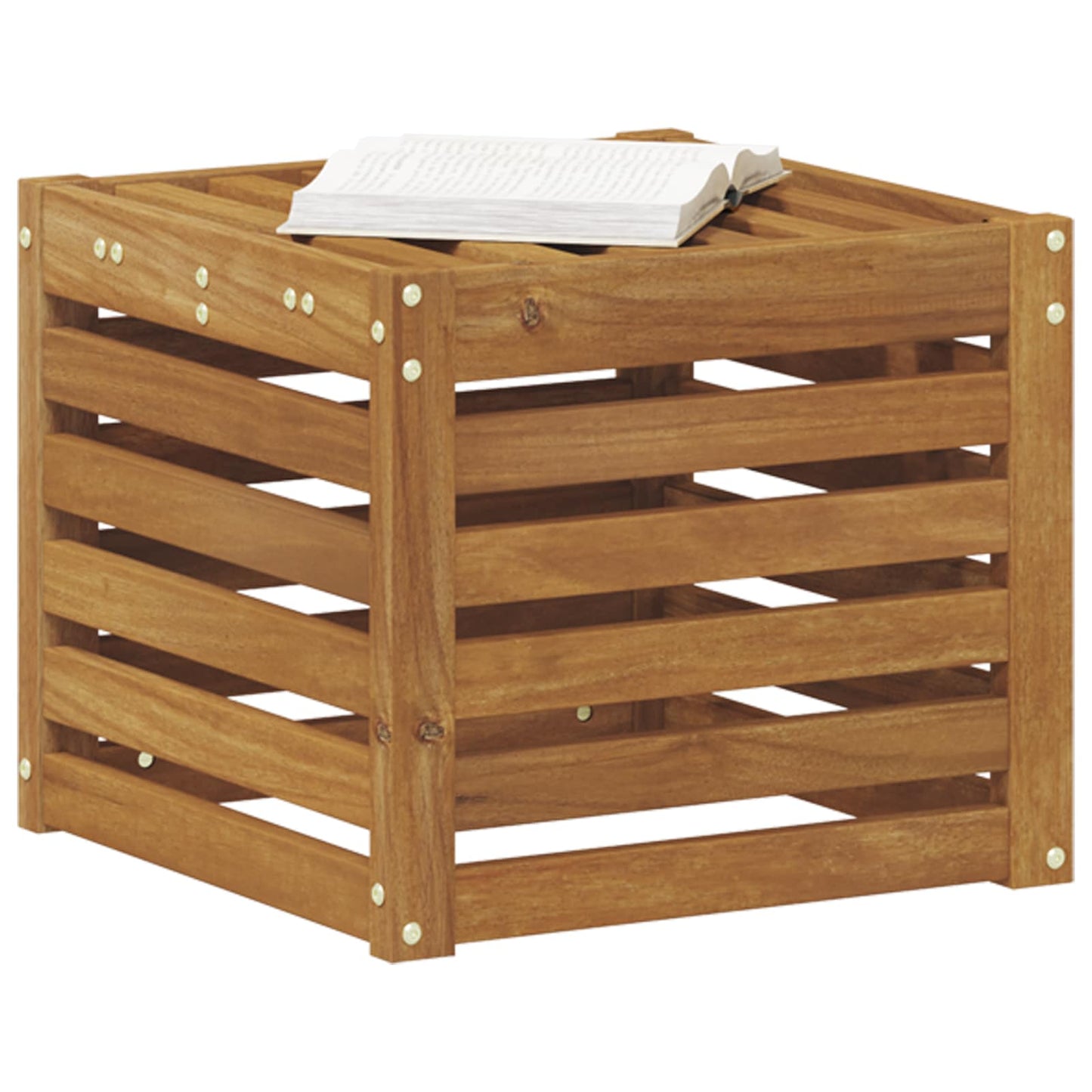 Udendørs Skammel Bænk 43 X 43 X 37 Cm - Billede 3