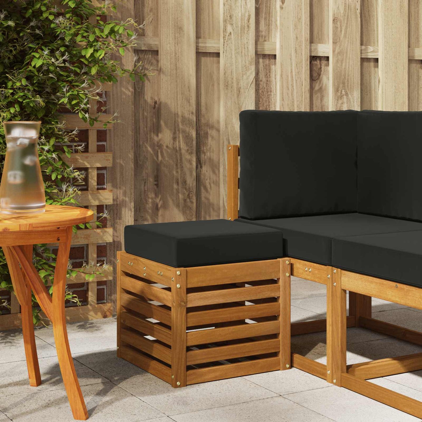 Udendørs Skammel Bænk 43 X 43 X 37 Cm - Variant 900680